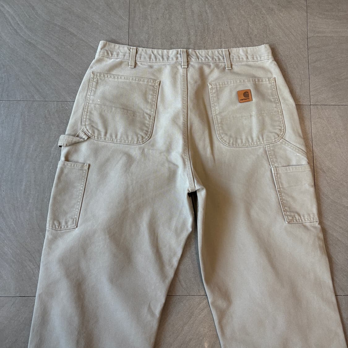칼하트 정품 오리지널 라이트 그레이 카펜터 팬츠 상품이미지2