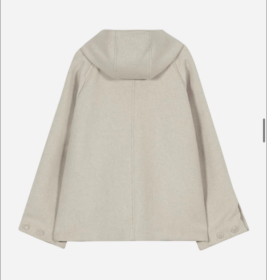 타입서비스 Hooded Half Coat [Oatmeal] 상품이미지3