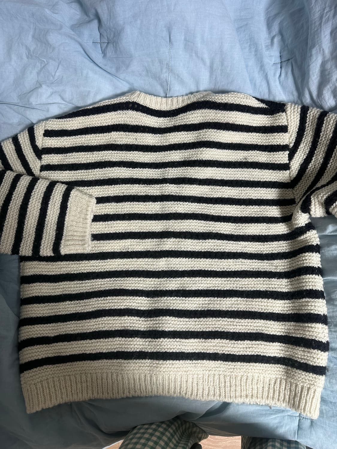 에스티유 스트라이프 가디건 아이보리 상품이미지3