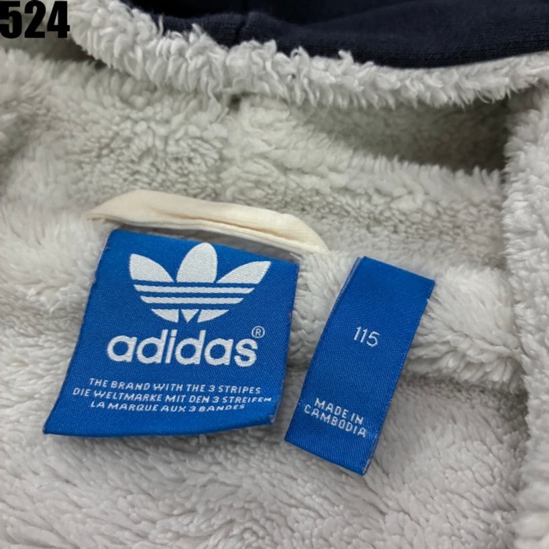 아디다스 기모 후드자켓 상품이미지2