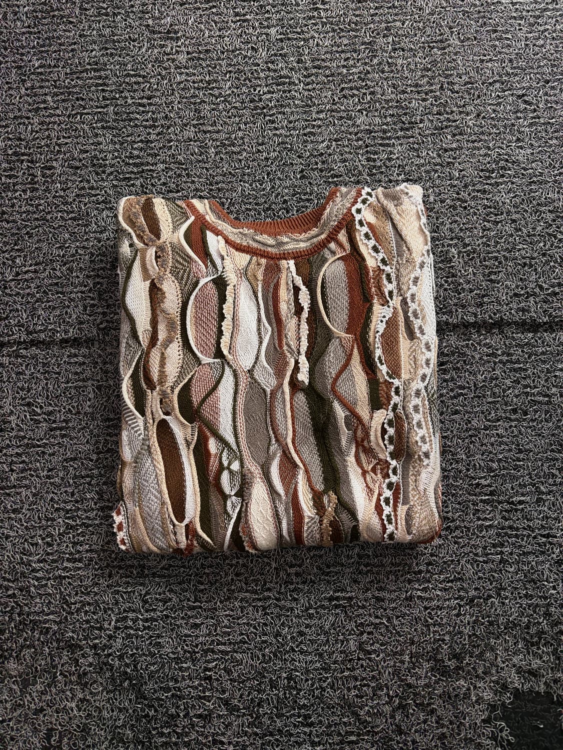 빈티지 아카이브 케이블 반팔 니트 3104 상품이미지1