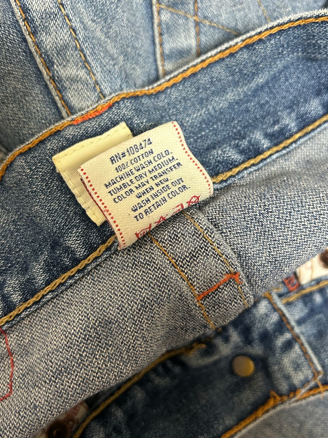 트루릴리전 joey 오리엔탈 부츠컷 데님팬츠 상품이미지9