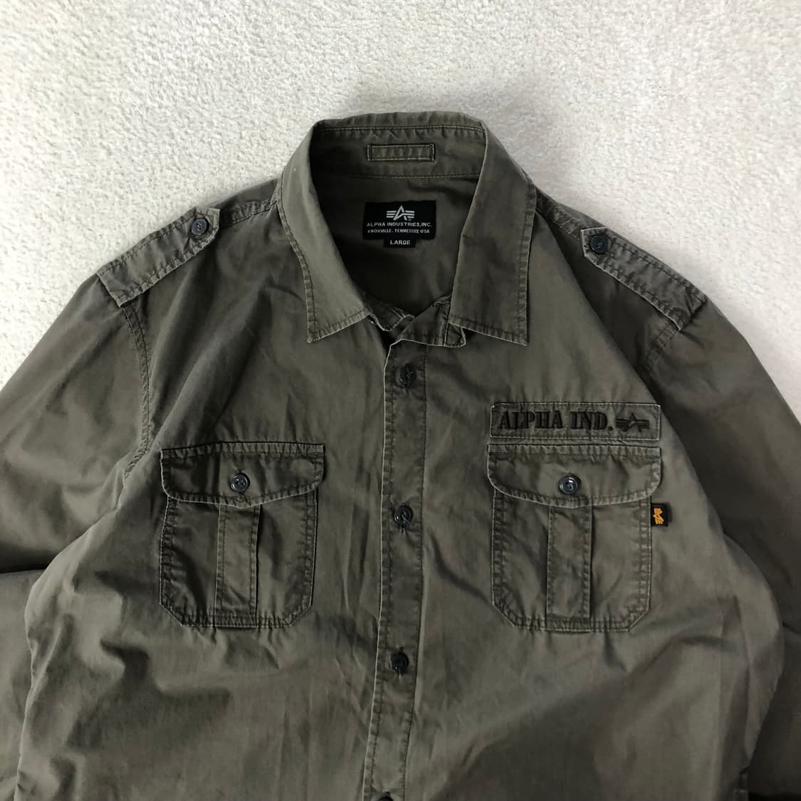 알파인더스트리 밀리터리 셔츠 상품이미지4
