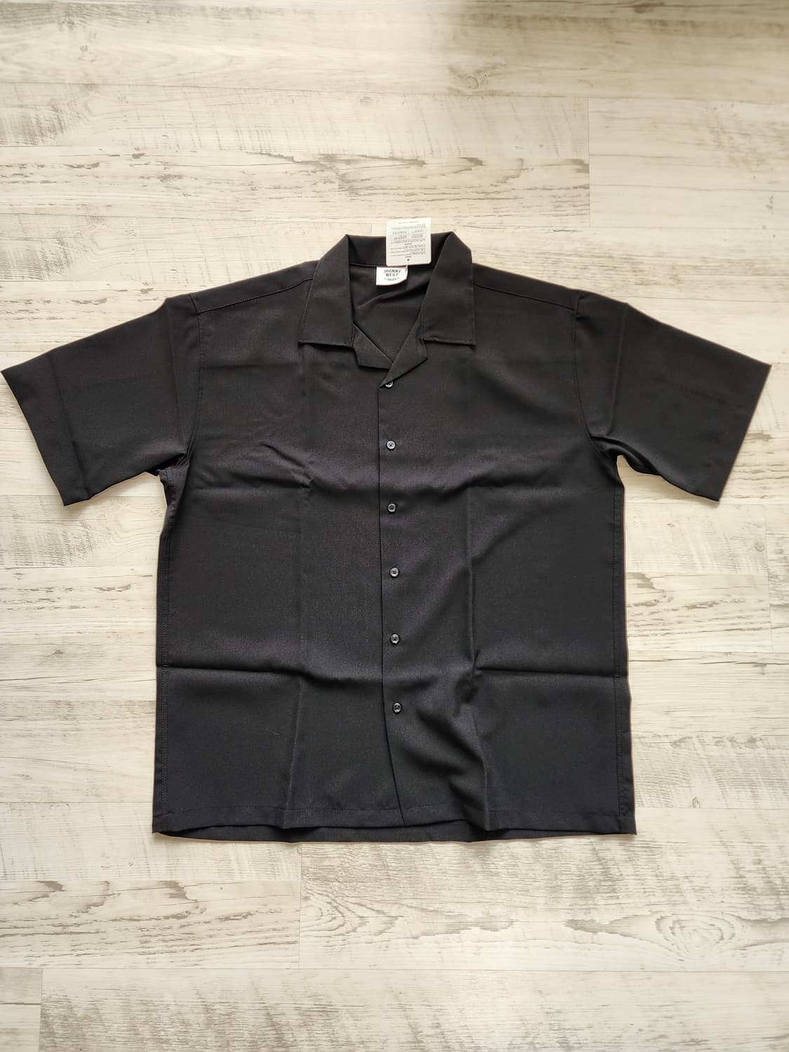 (새상품)Johnny west 쟈니웨스트 블랙 반팔 셔츠(105~110) 상품이미지1