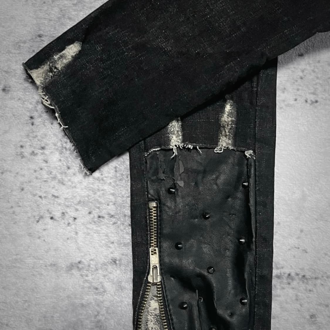 leather stud punk grunge skinny 상품이미지4