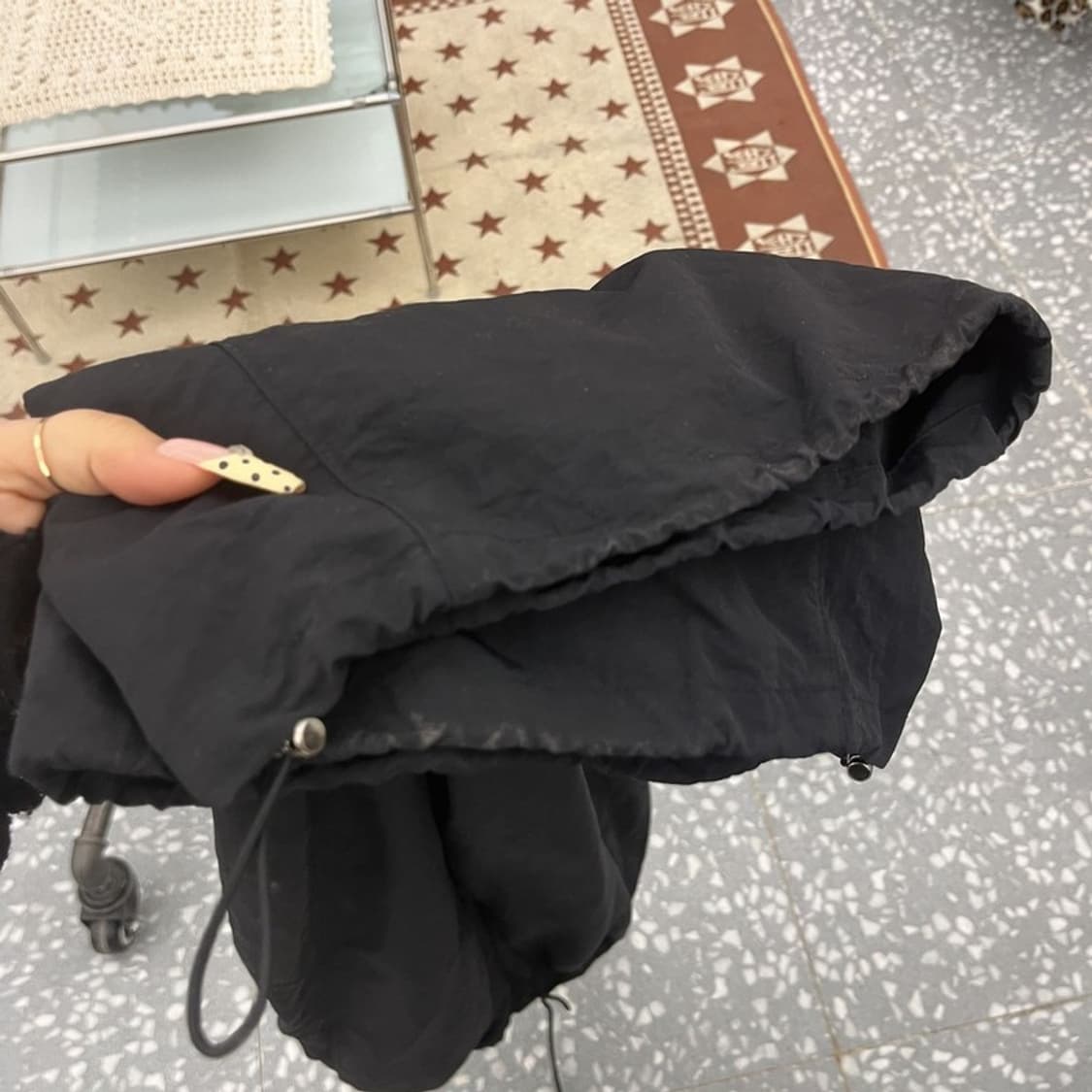 빈티지 캐주얼 스트릿 아방핏 빅 바람막이 트랙팬츠 F C09843 상품이미지6