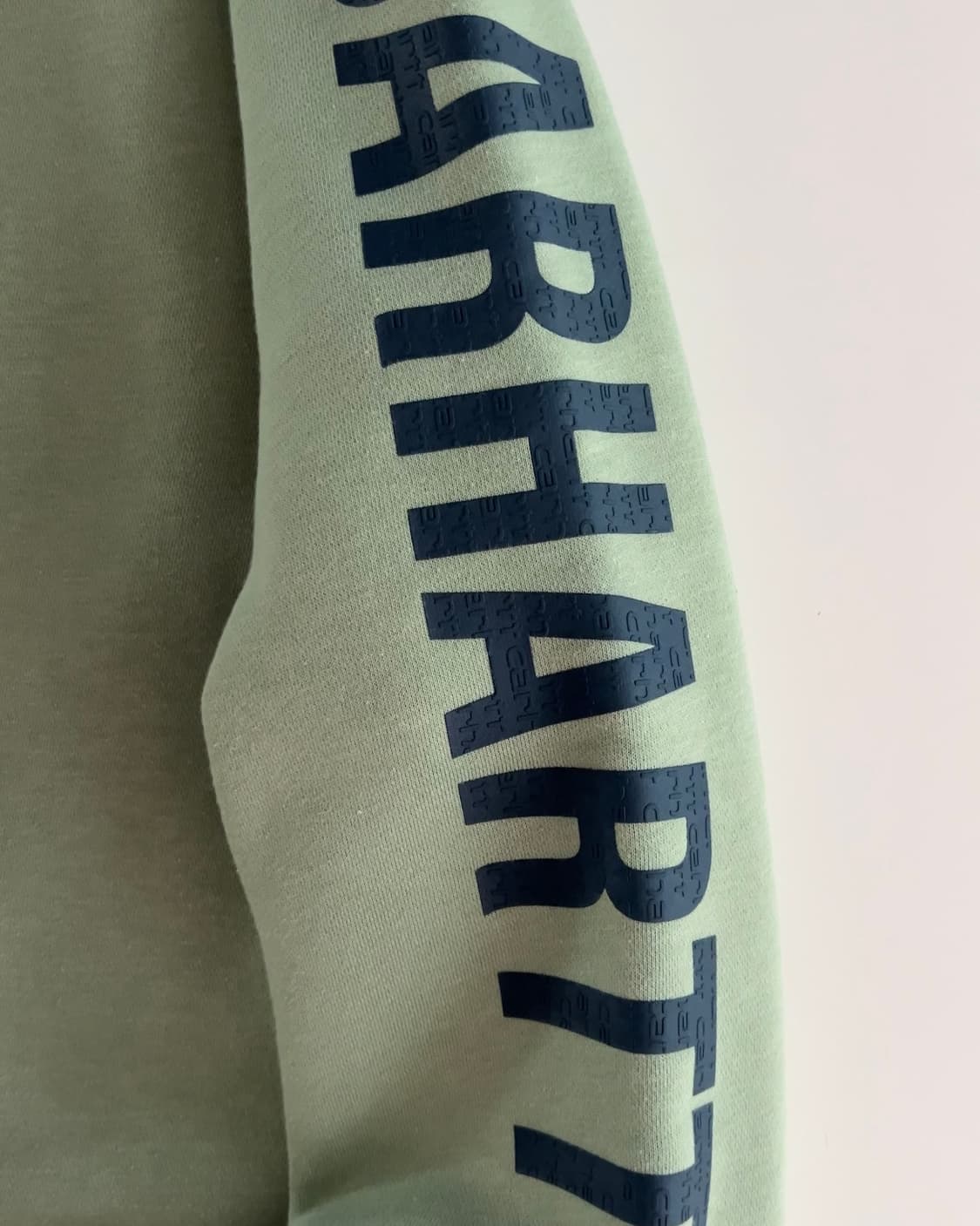 칼하트 슬리브 로고 맨투맨 모스그린 2X 상품이미지5