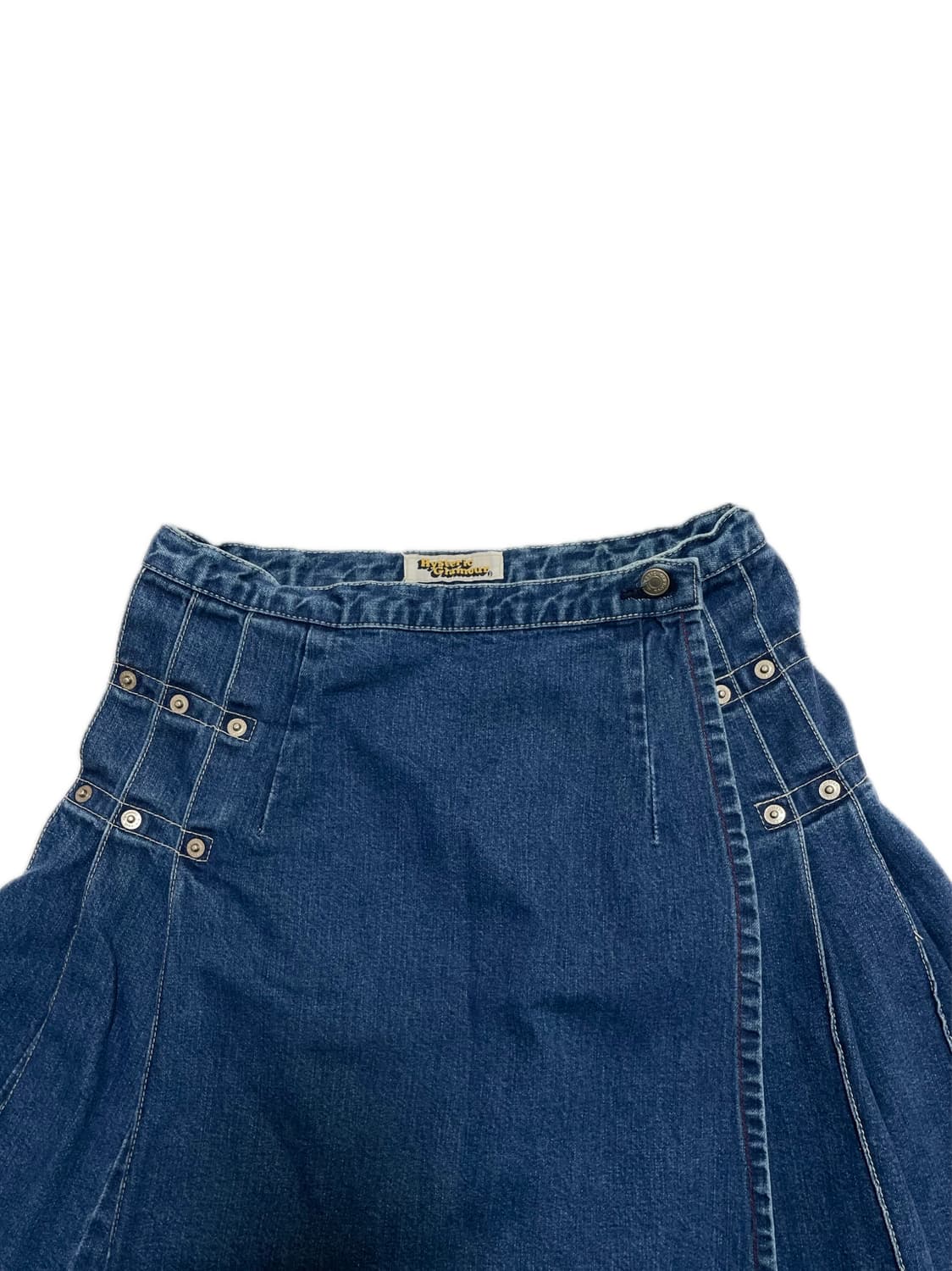 hysteric glamour button stud denim wrap 상품이미지3