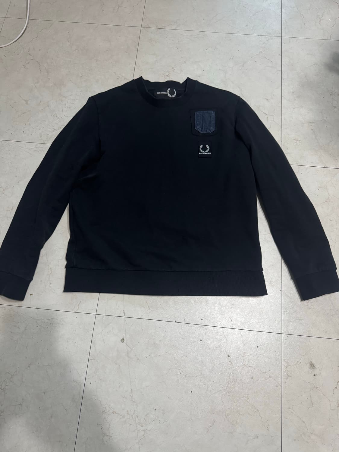 프레드페리 라프시몬스 콜라보 맨투맨 100사이즈 상품이미지1