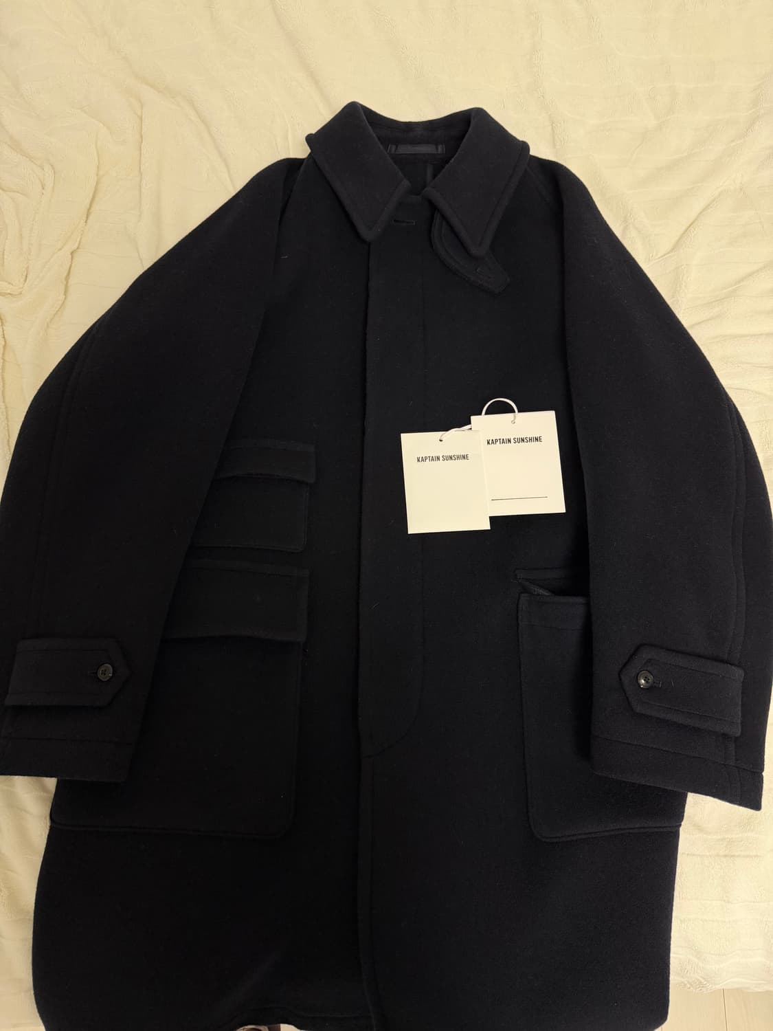 캡틴선샤인 트래블러 코트 네이비 38 상품이미지2