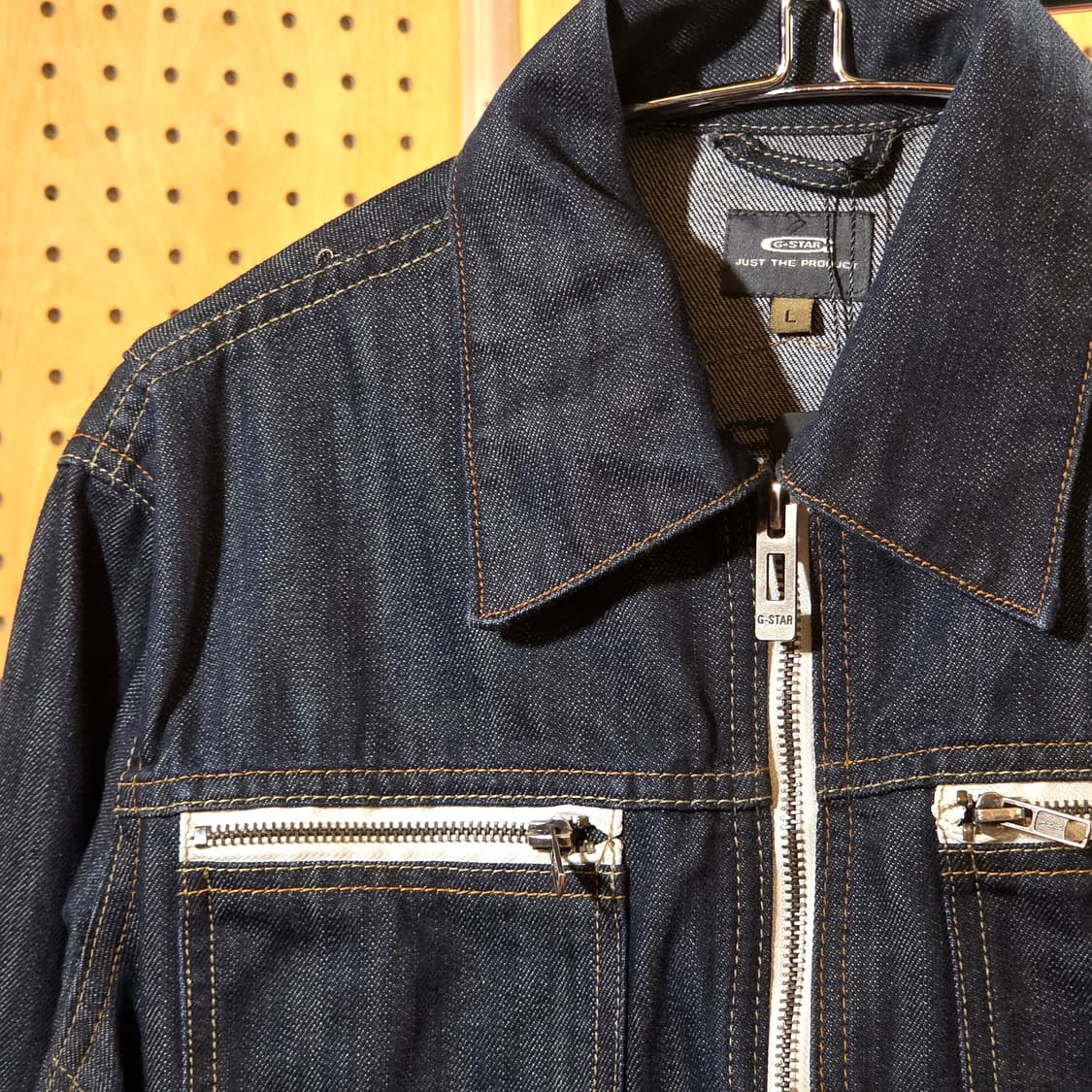 지스타 로우 메카닉 진청 데님 자켓 상품이미지3
