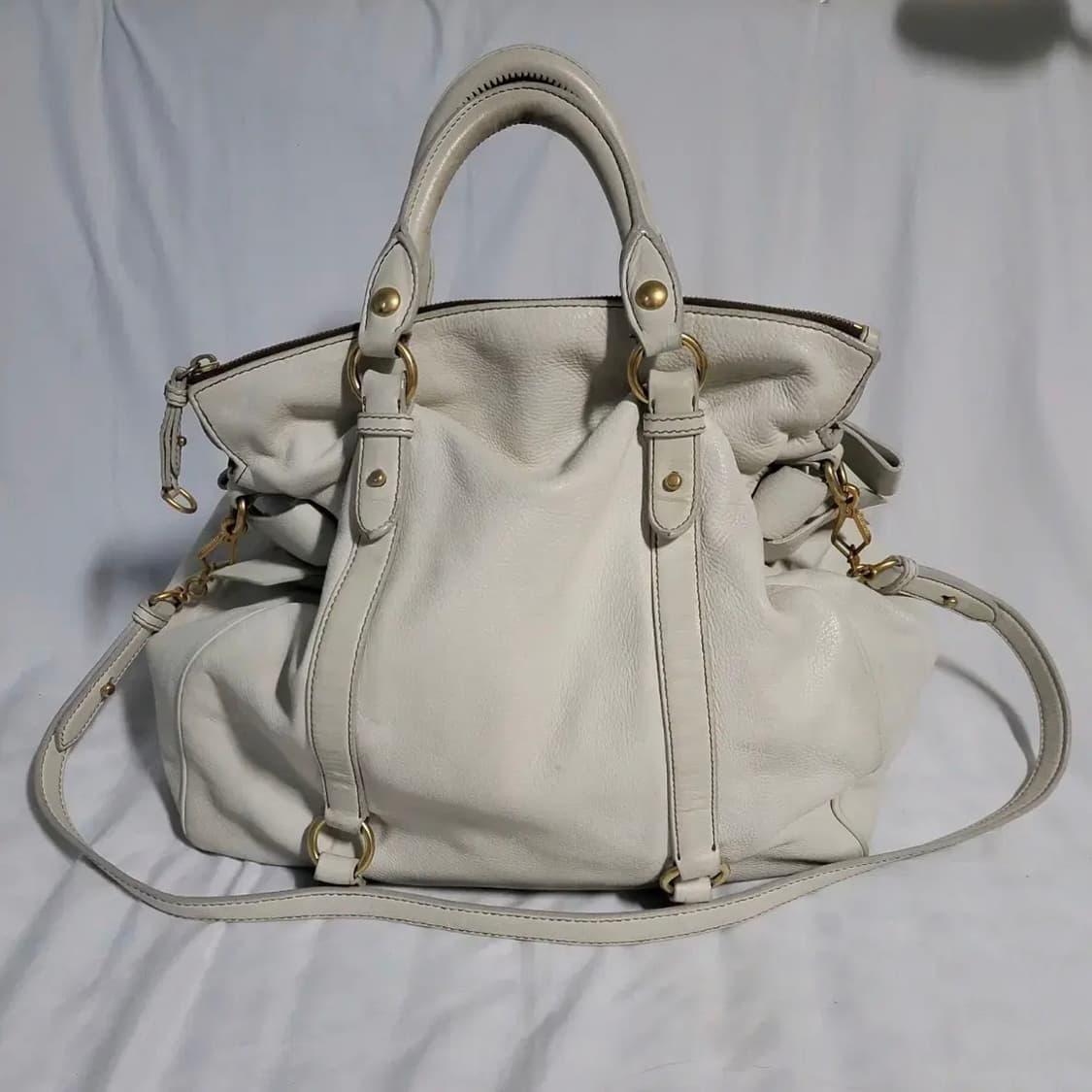 미우미우 리본 사첼백 아이보리 상품이미지2