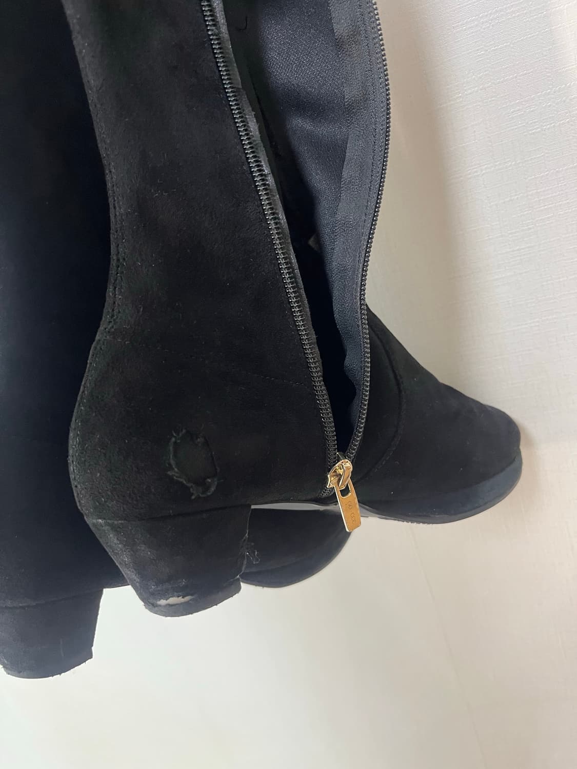 GO-CCE 스웨이드 끈 롱부츠 240 상품이미지5