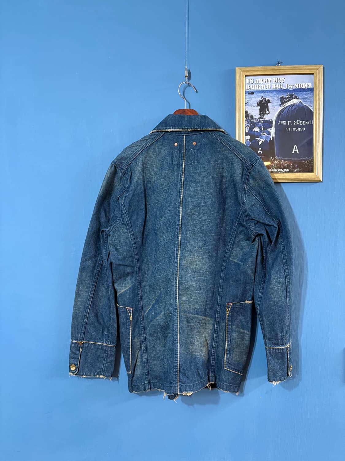 90-00‘s Levis Red loop chore jacket.  상품이미지10