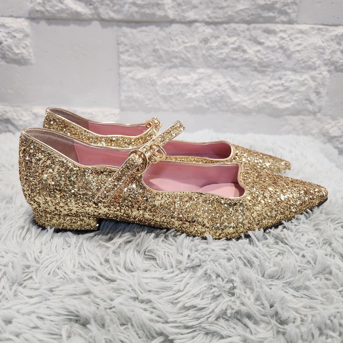 반짝반짝 골드 메리제인 | 코디 완성되는 포인트 슈즈 상품이미지2