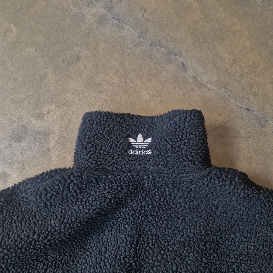 아디다스 빅로고 파이어버드 뽀글이 플리스 점퍼 상품이미지6