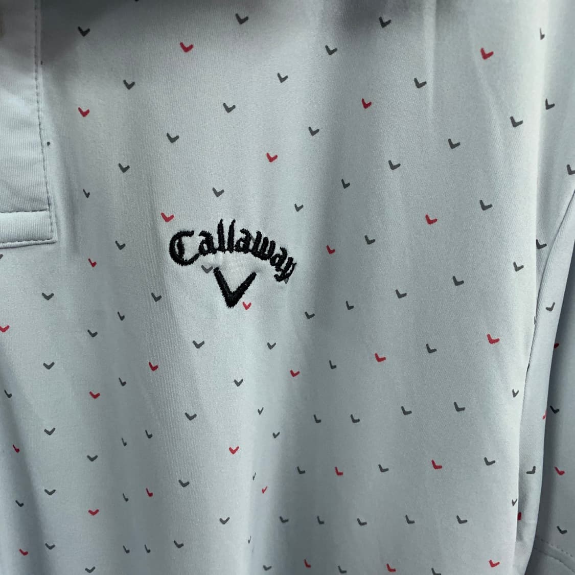 XXL 캘러웨이 골프 올오버 로고 PK 반팔 카라티 상품이미지4