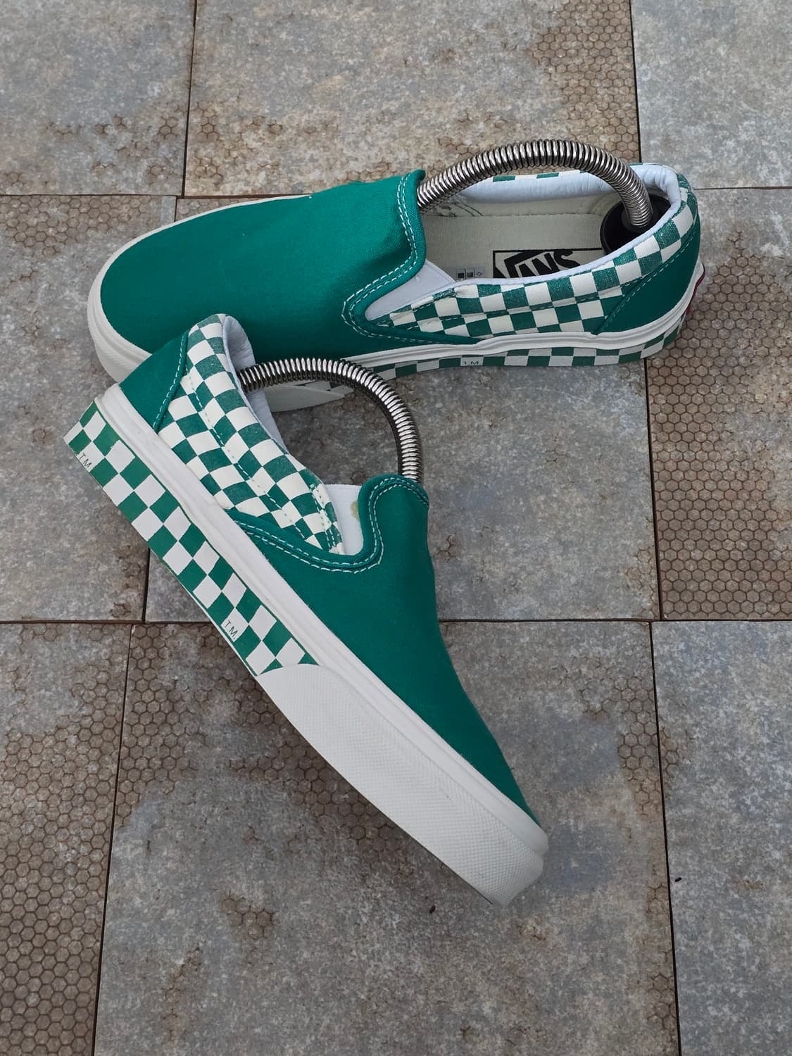 (225)반스 사이드월 체커보드 슬립온  상품이미지4