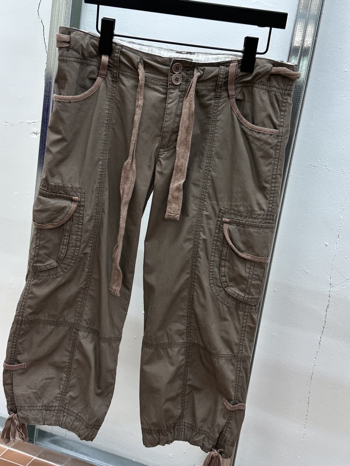 cocoa brown capri pants 상품이미지2