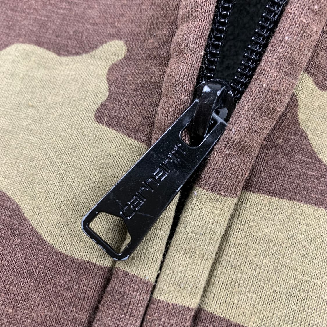 칼하트 우드랜드 카모 카럭스 써모 스웻 후드집업 상품이미지4