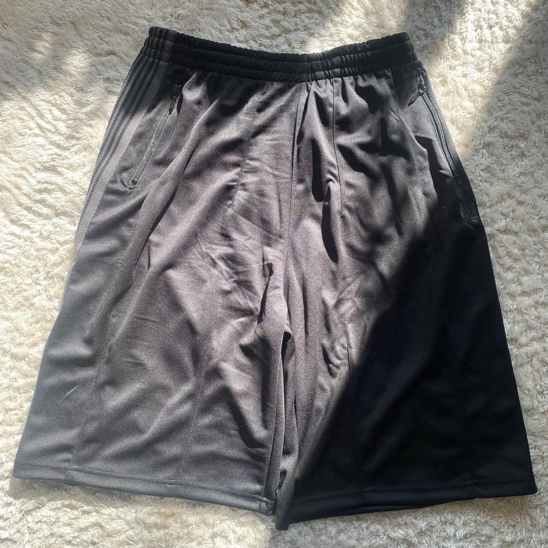 니들스 x LHP 트랙 쇼츠 폴리 스무스 블랙 S 상품이미지4