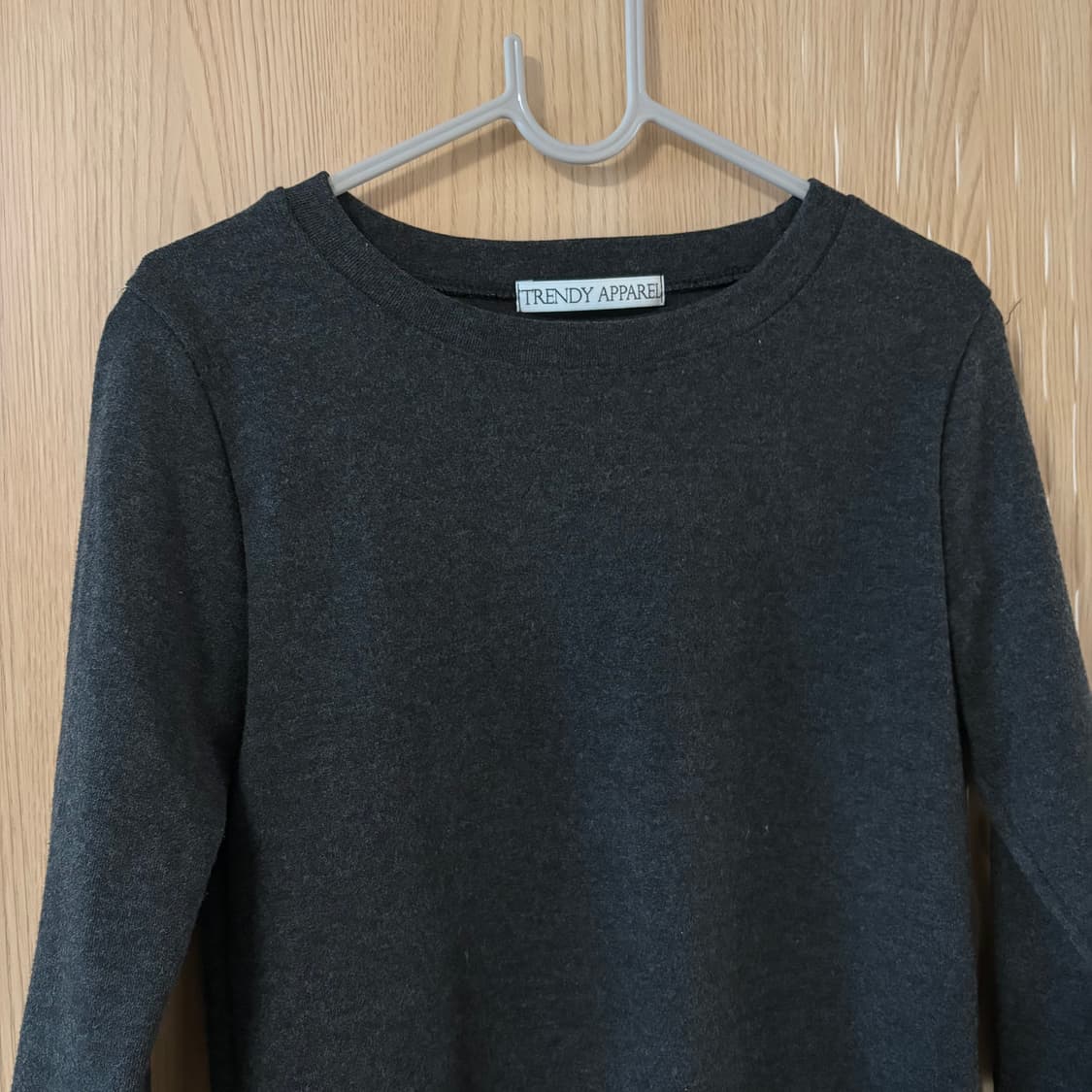 트렌디 어패럴 차콜 7부 티셔츠 상품이미지7