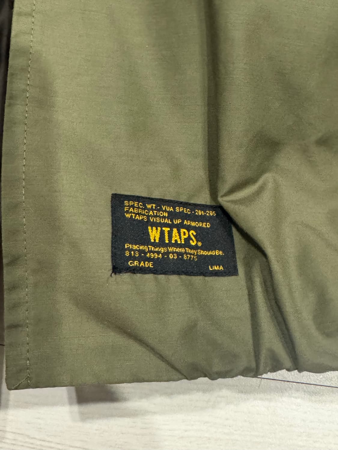 더블탭스 wtaps 피쉬테일 후디드 파카 3사이즈 상품이미지5