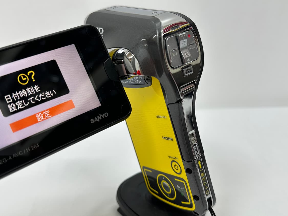 산요 작티 빈티지 캠코더 14MEGA 옐로우 상품이미지6