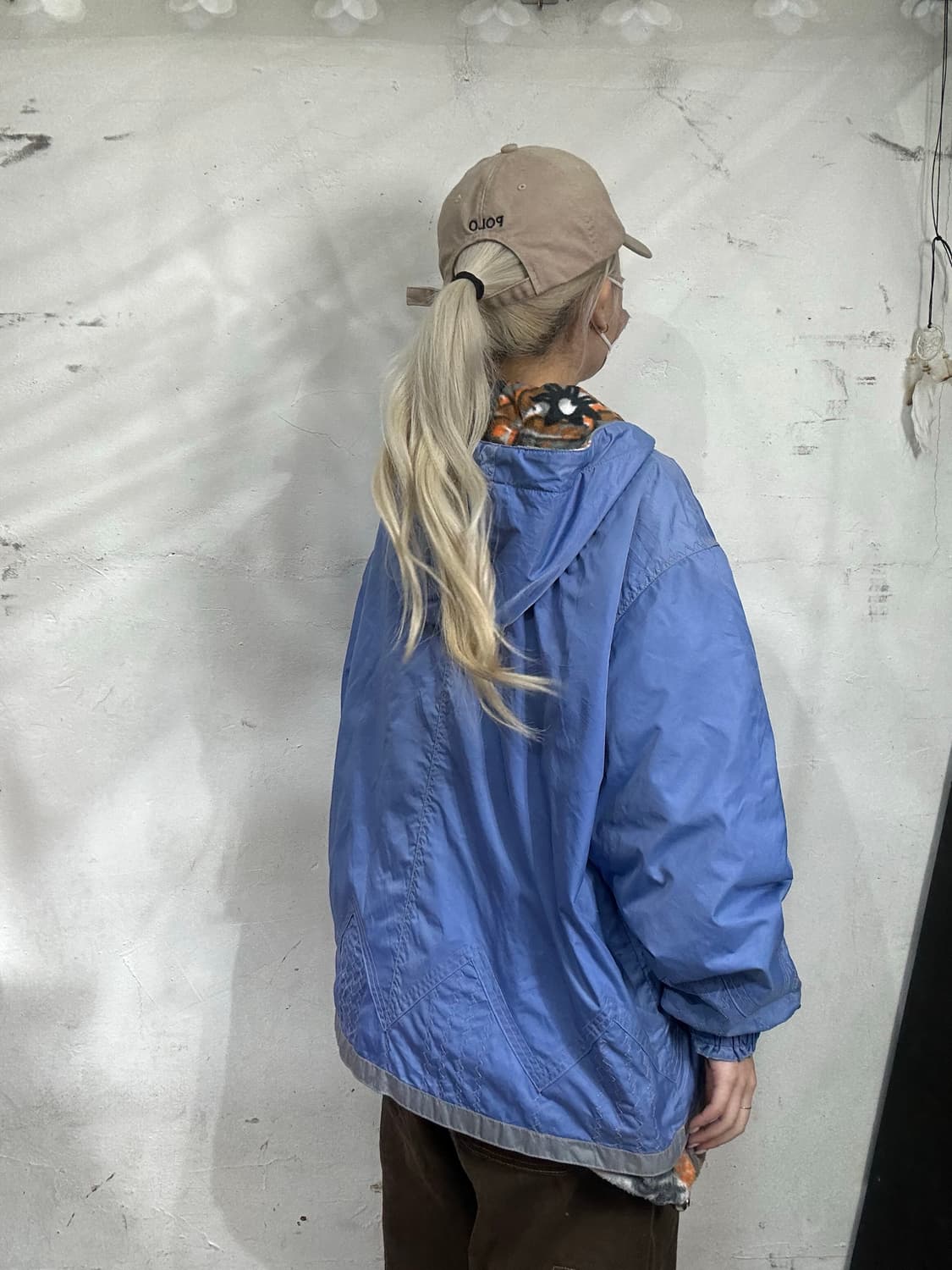 일본 빈티지 아노락 올드스쿨 점퍼 내부 기모 보드복 후드 스키 자켓  상품이미지5