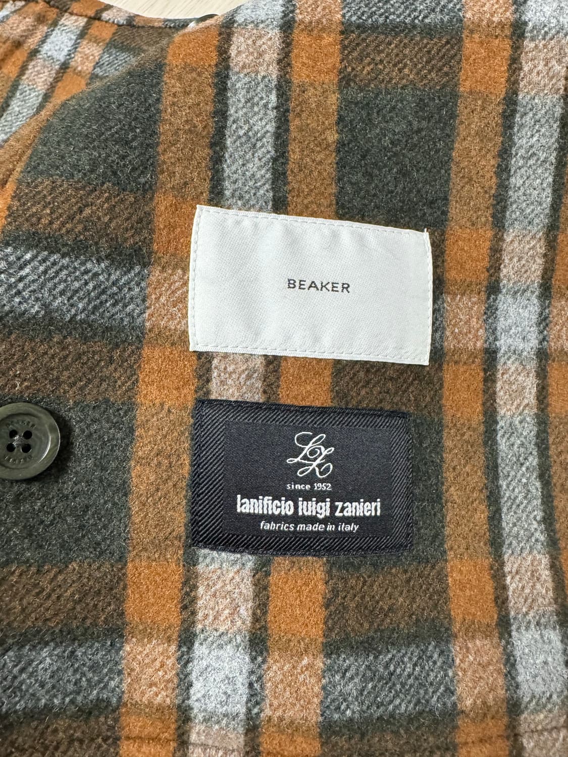 (택제거 새상품)비이커 이태리원단 후디코트 상품이미지3