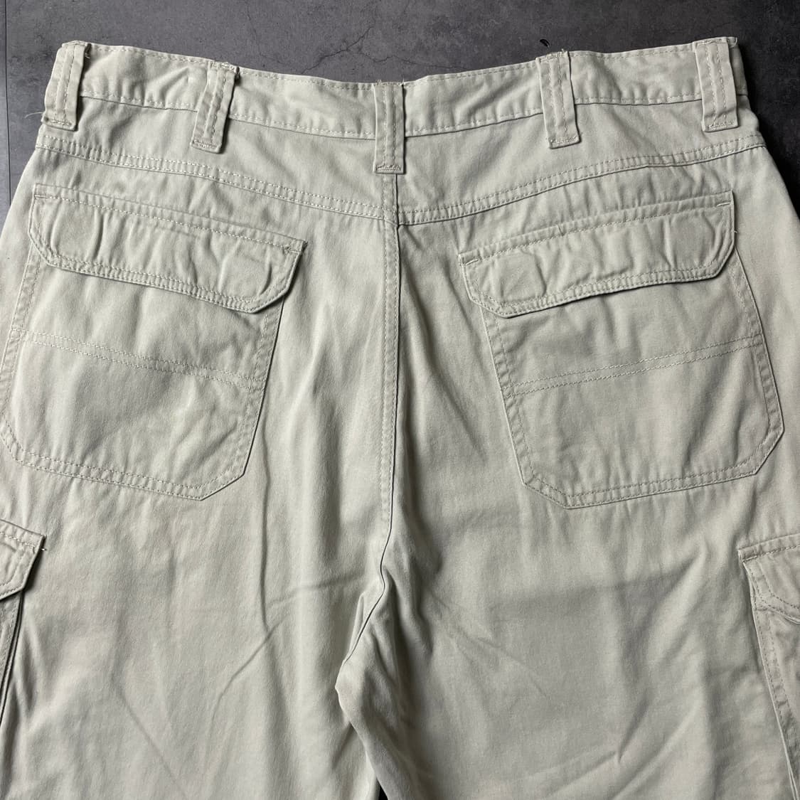 WRANGLER 랭글러 빈티지 아이보리 카고 하프 팬츠 A00788 상품이미지7