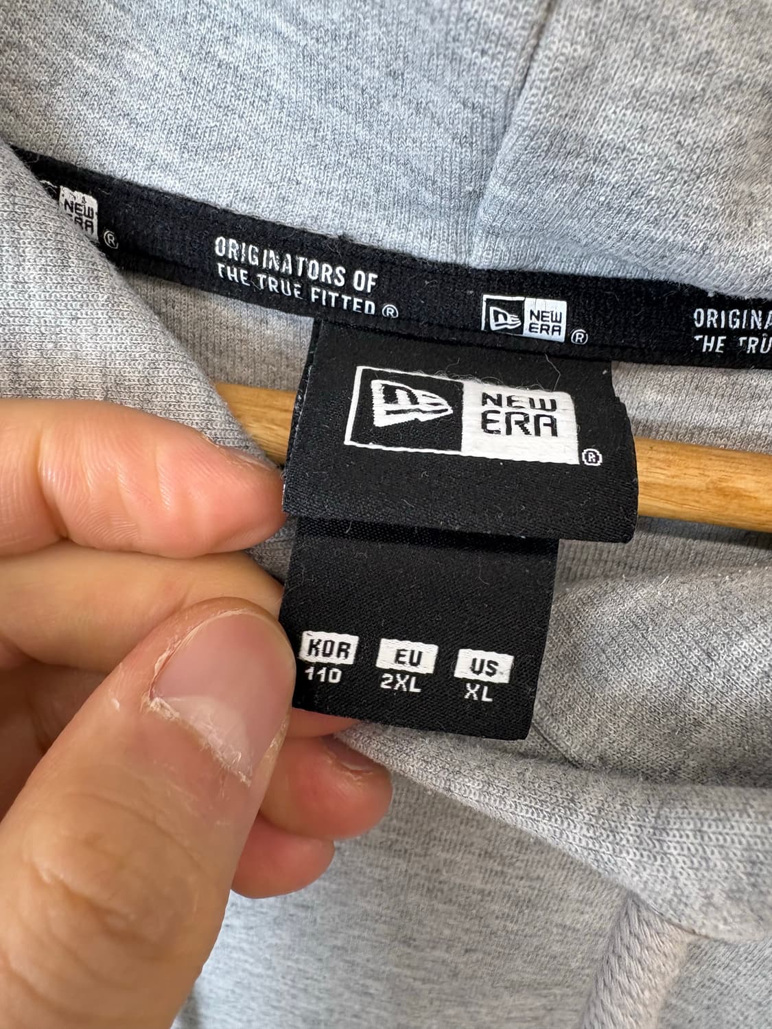 뉴에라 다저스 빅 프린팅 후드티 그레이 상품이미지8