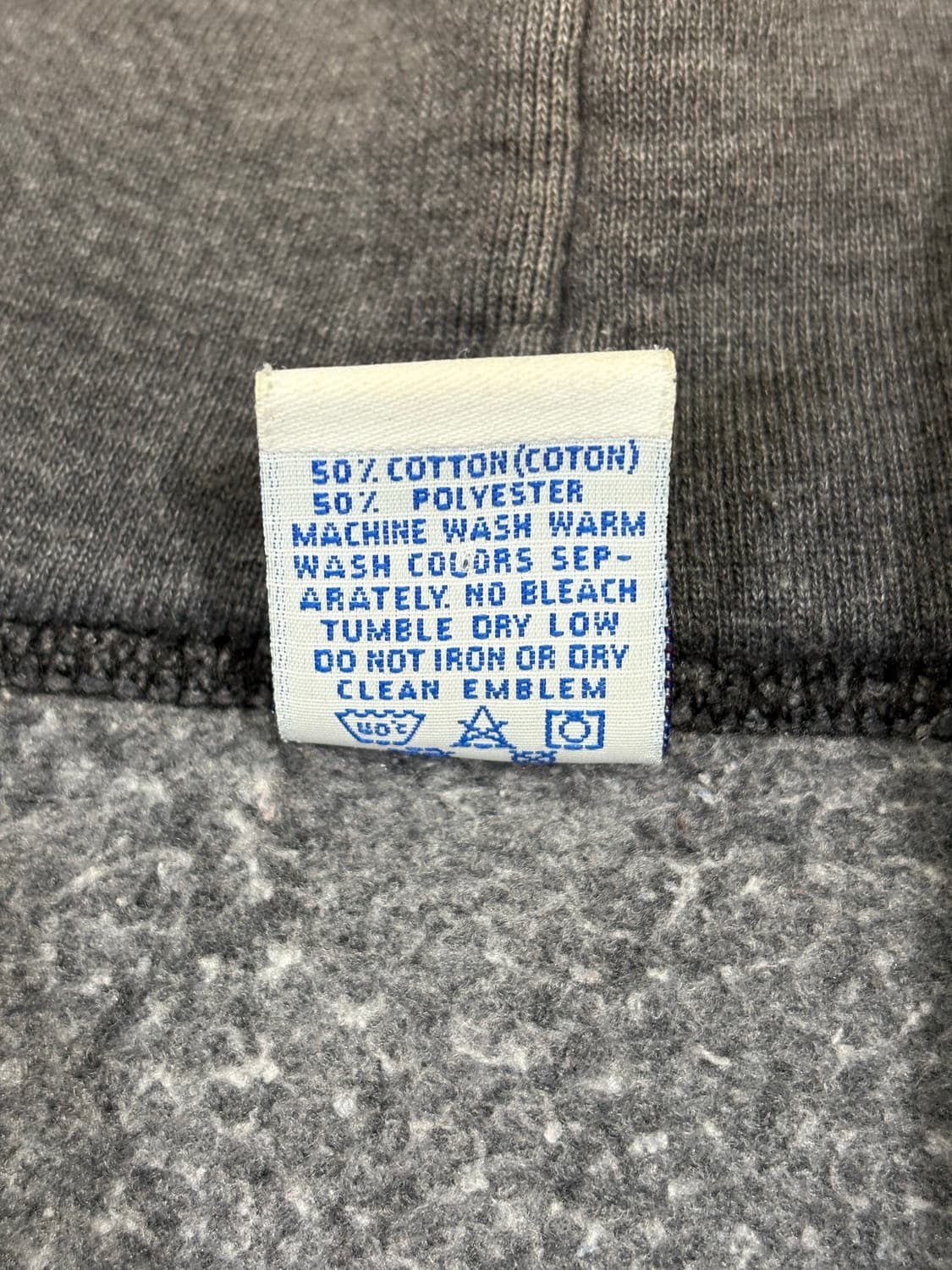 90s usa 러셀 후드집업 다크그레이 상품이미지4