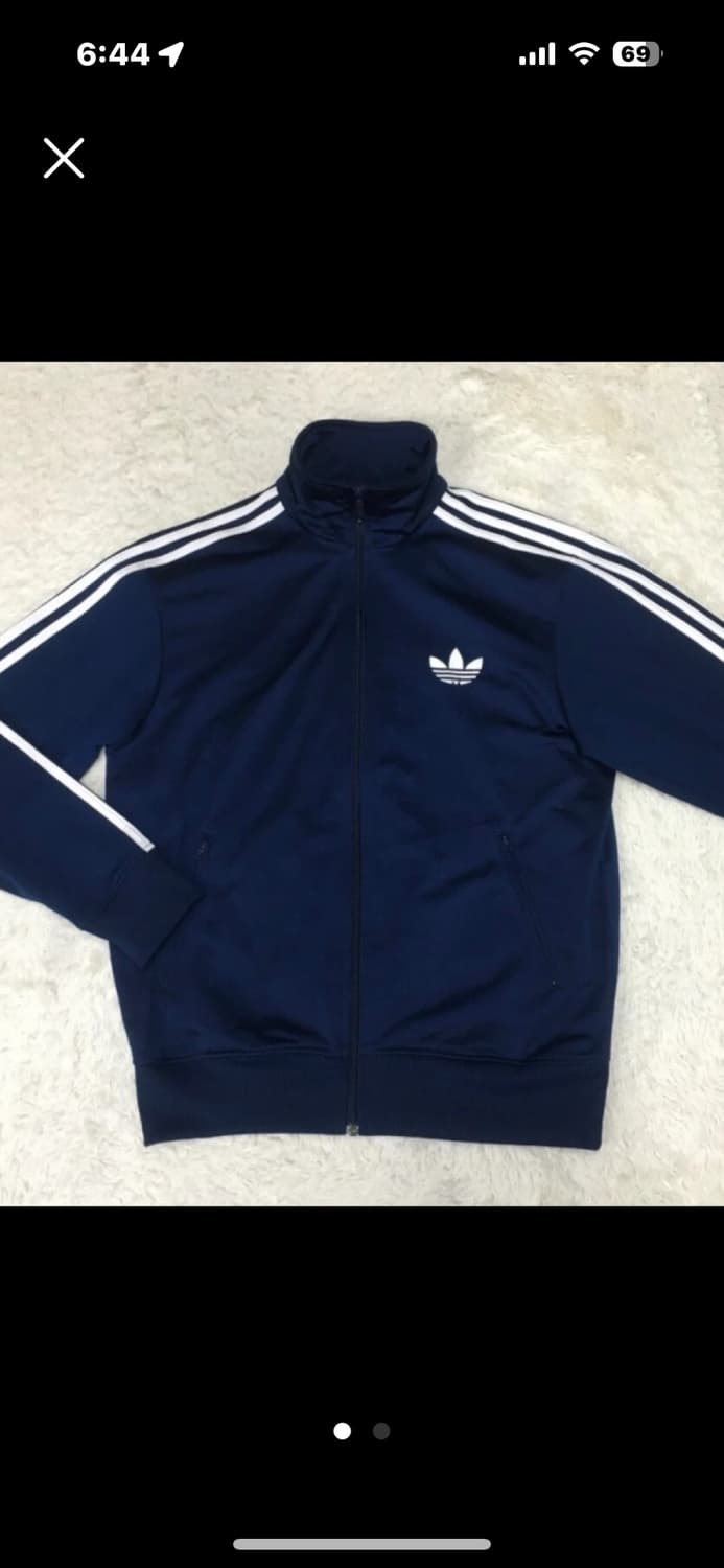 105 아디다스 파이어버드 네이비 져지 트랙탑 상품이미지1