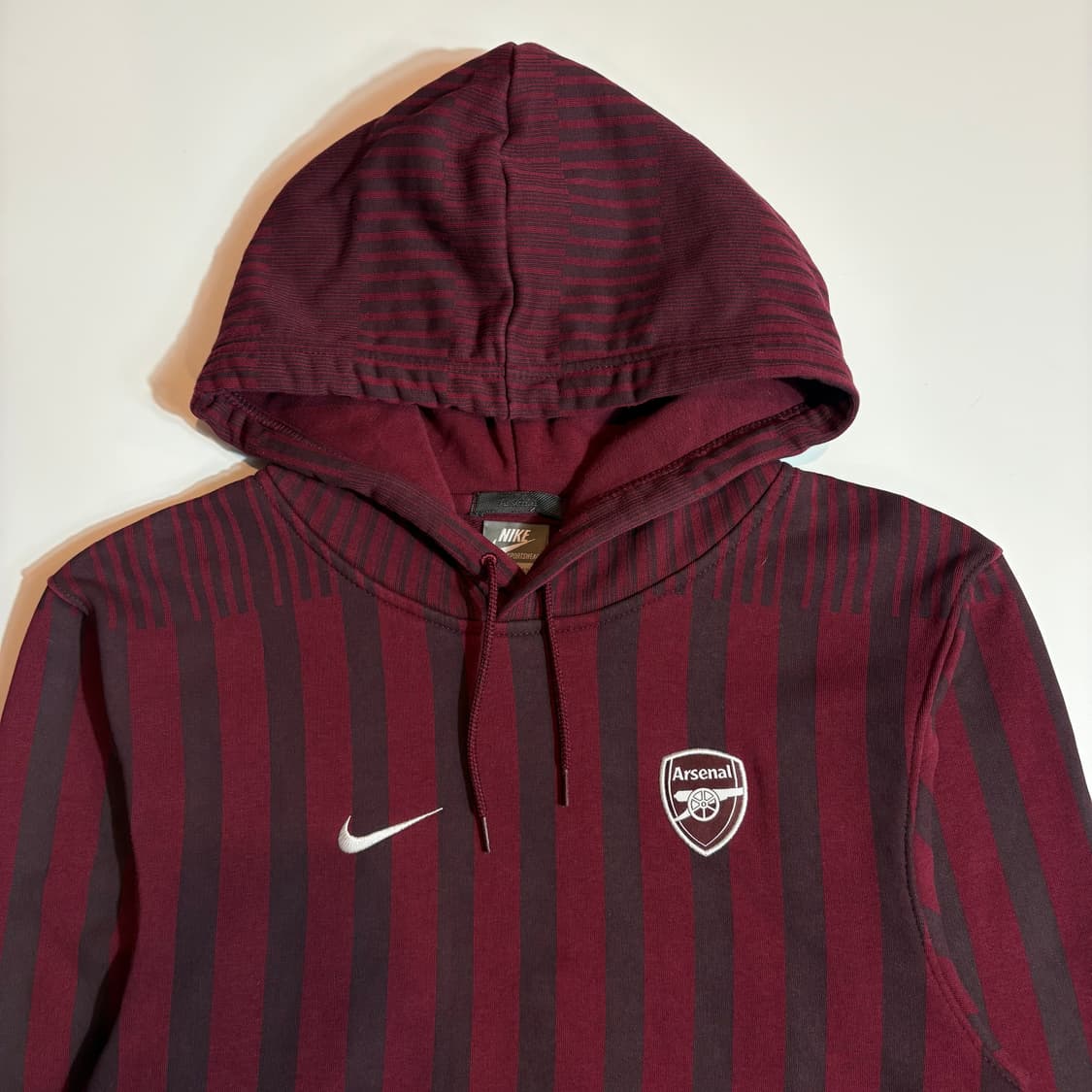 나이키 아스날 버건디 스프라이트 후드티 상품이미지2