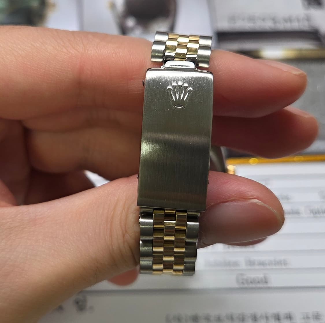 레어] 롤렉스 데이저스트 6827 14K콤비 올리브그린 10P다이아 (감 상품이미지8