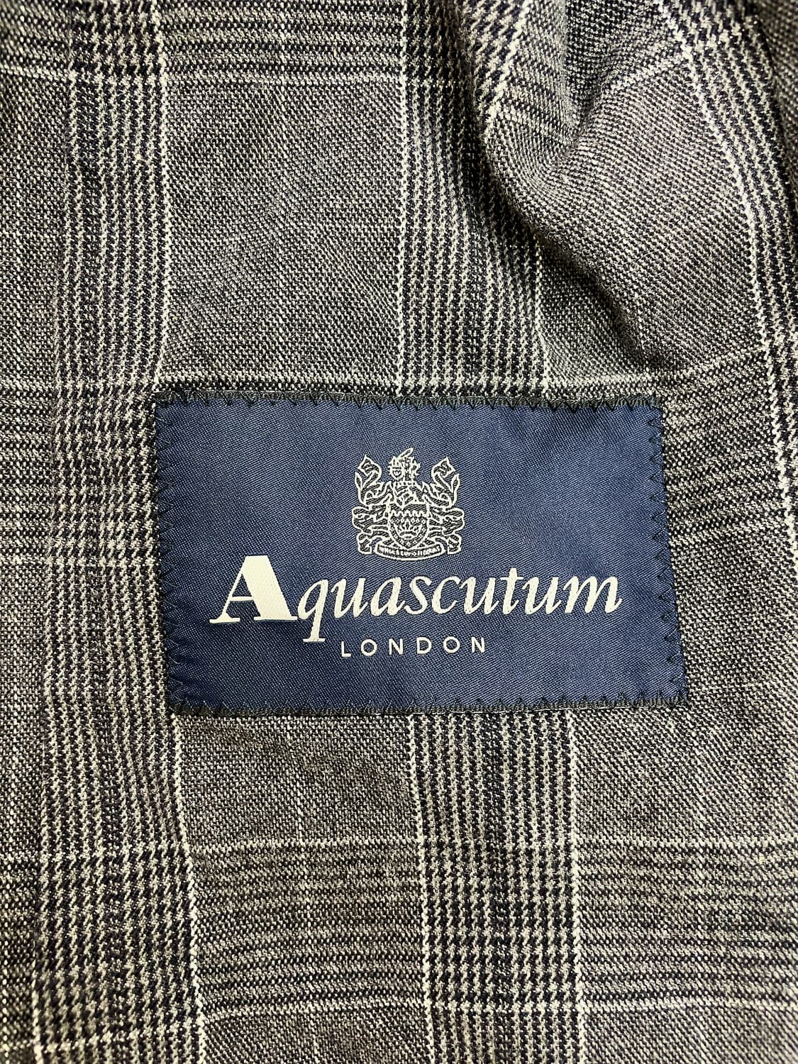 아쿠아스큐텀 글렌체크 블레이저 자켓 상품이미지4