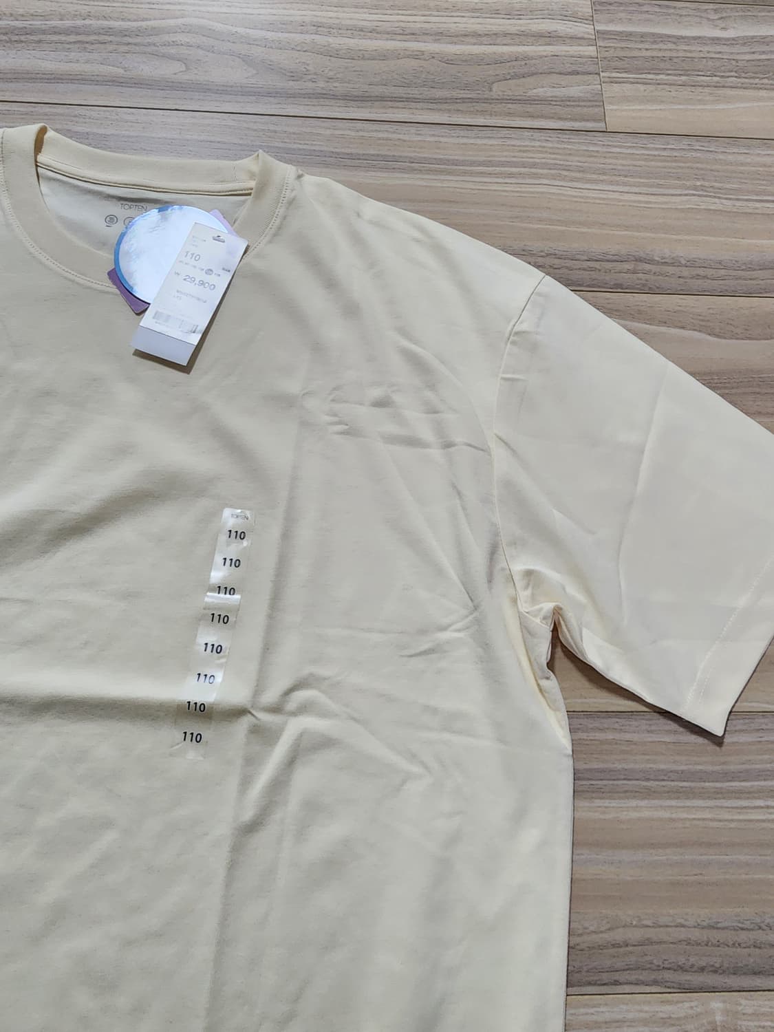 탑텐쿨에어반팔티셔츠110옐로우 상품이미지2