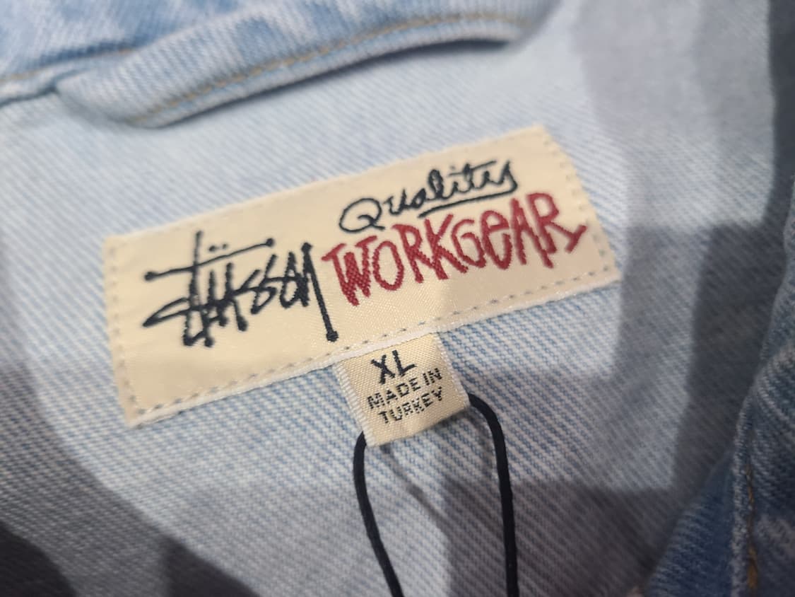 스투시 데님 트러커 자켓 라이트 워시 XL 상품이미지3