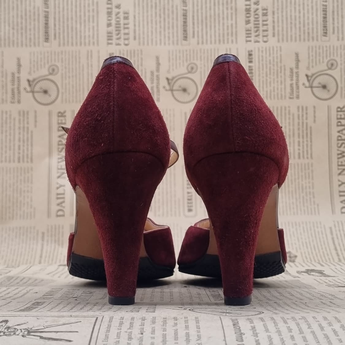 셀린느 스웨이드 메리제인힐7.5 240 굽9 상품이미지4