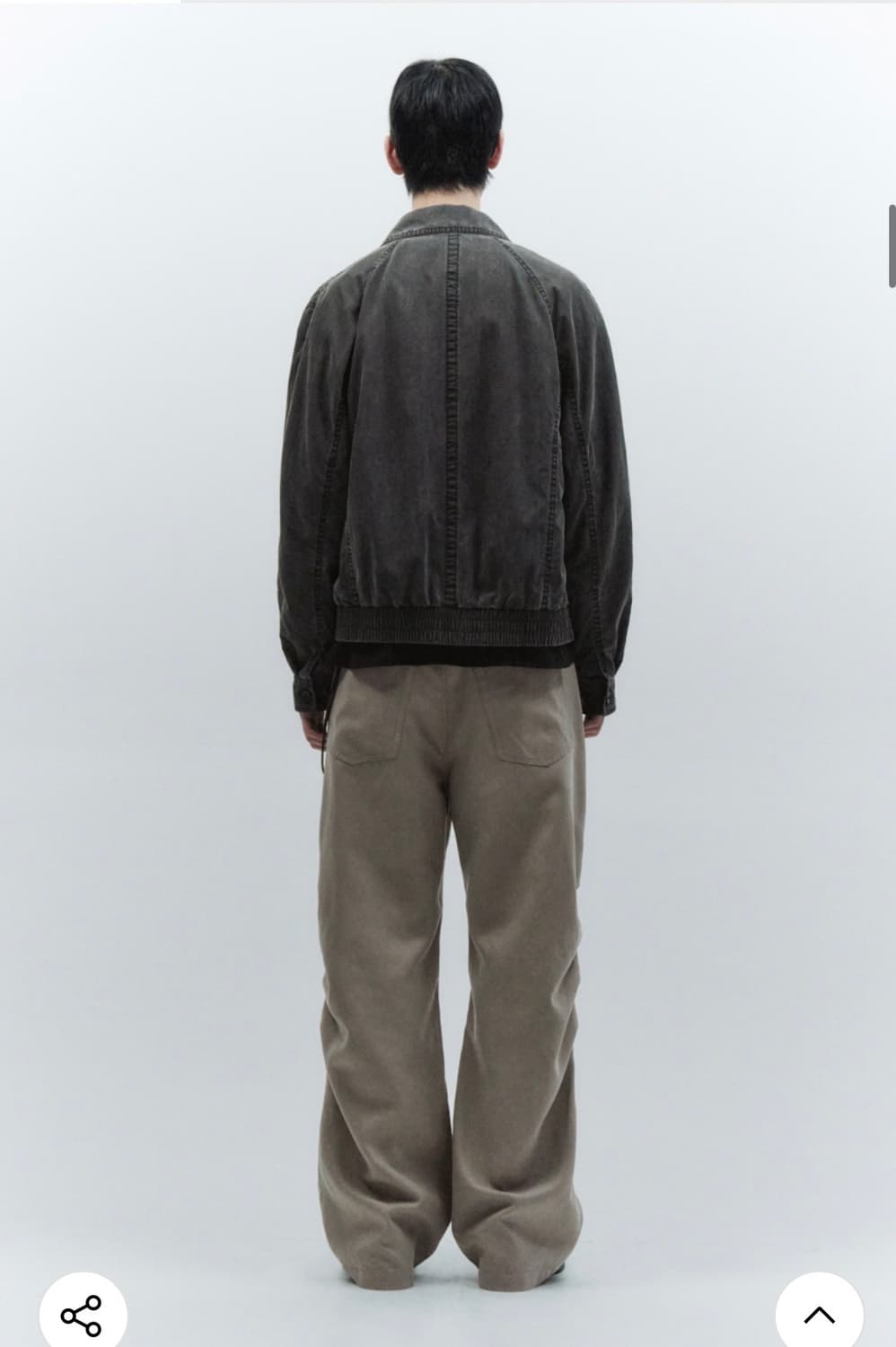 (M) 인사일런스 피그먼트 워시드 자켓 WASHED GREY 판매 상품이미지4