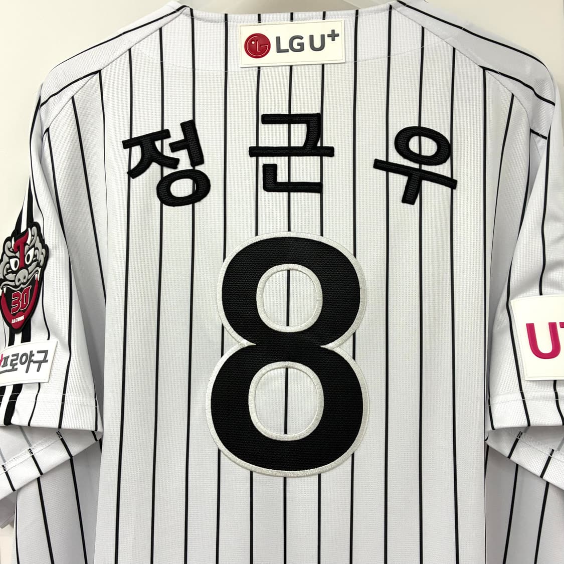 LG트윈스 30주년 정근우 마킹 홈 유니폼 상품이미지5
