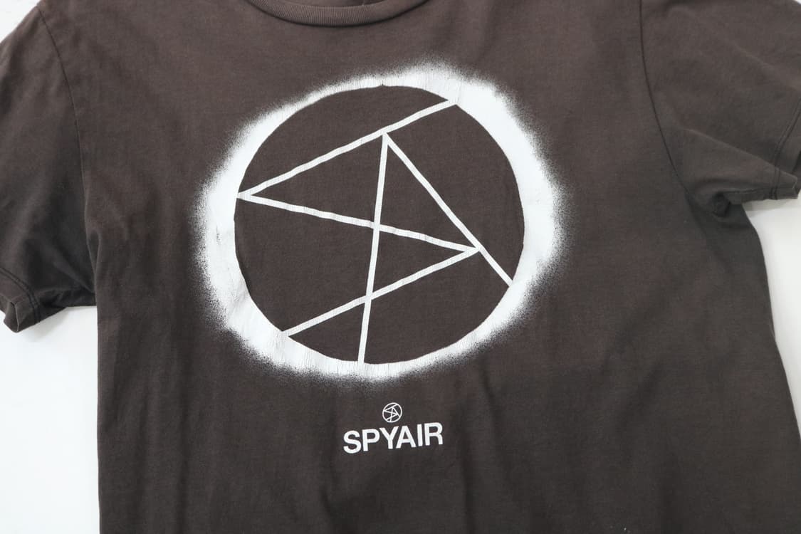 SPYAIR 스파이에어 굿즈 빈티지 스프레이 그래픽 브라운 반팔티셔츠 M 상품이미지4