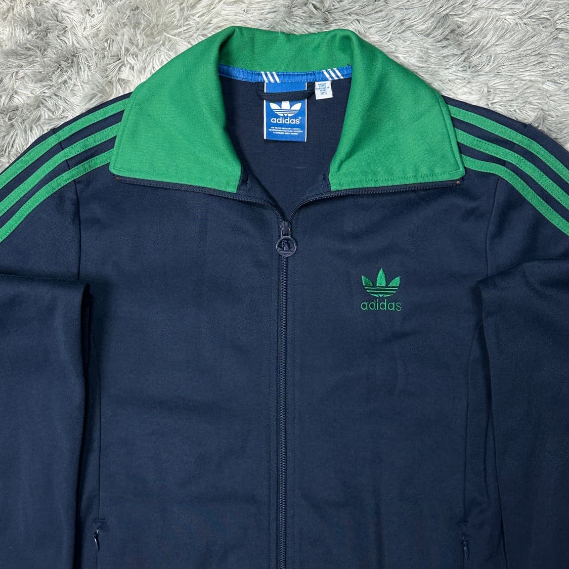아디다스 유로파 네이비 그린 트랙탑 XL 상품이미지2