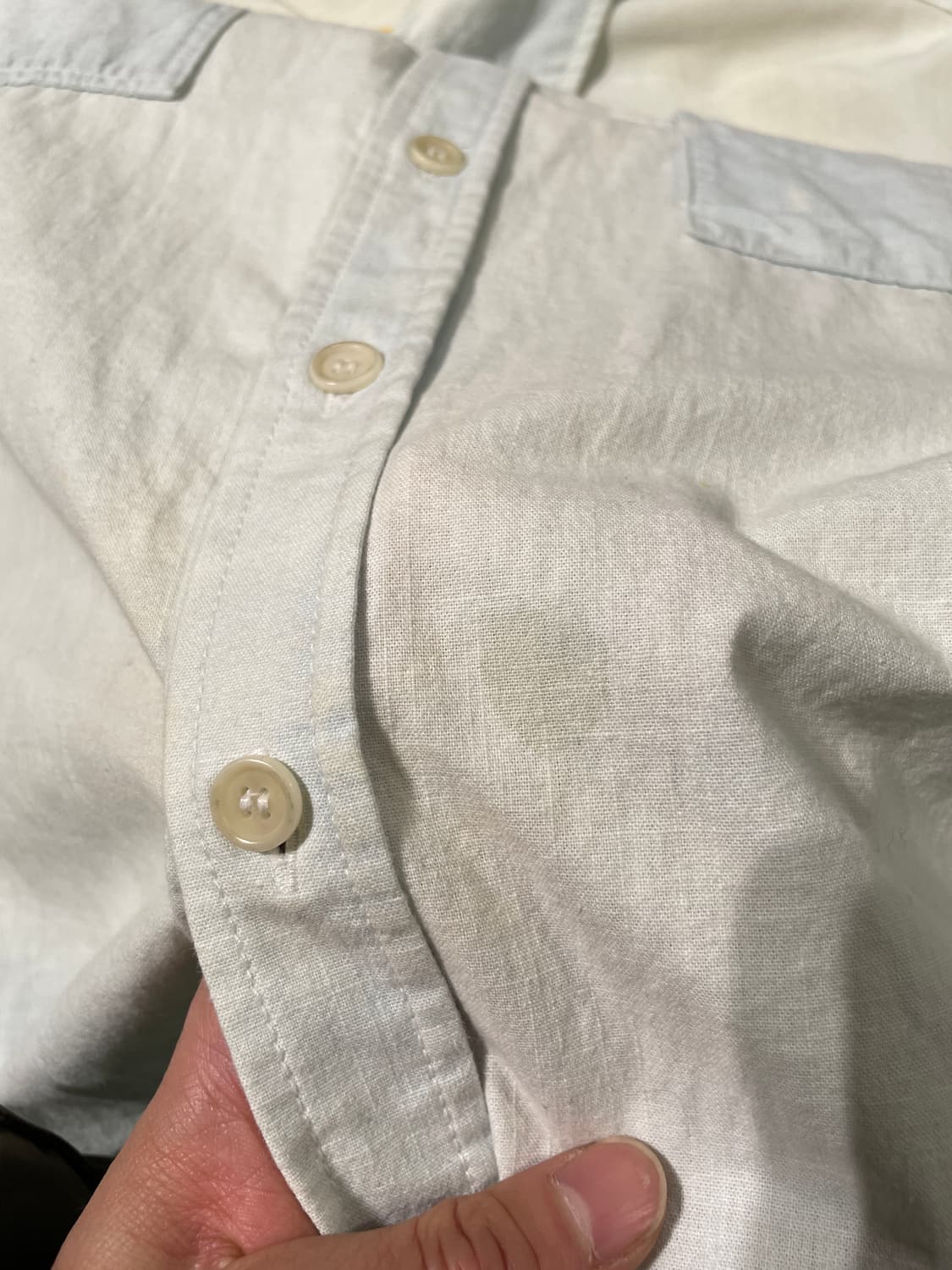 더레스큐 파우더 워싱 패치 샴브레이 셔츠 상품이미지9