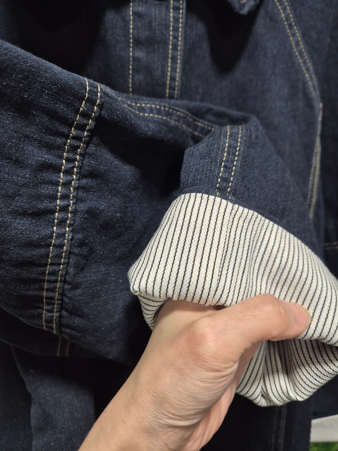 빈티지 데님 자켓 상품이미지6