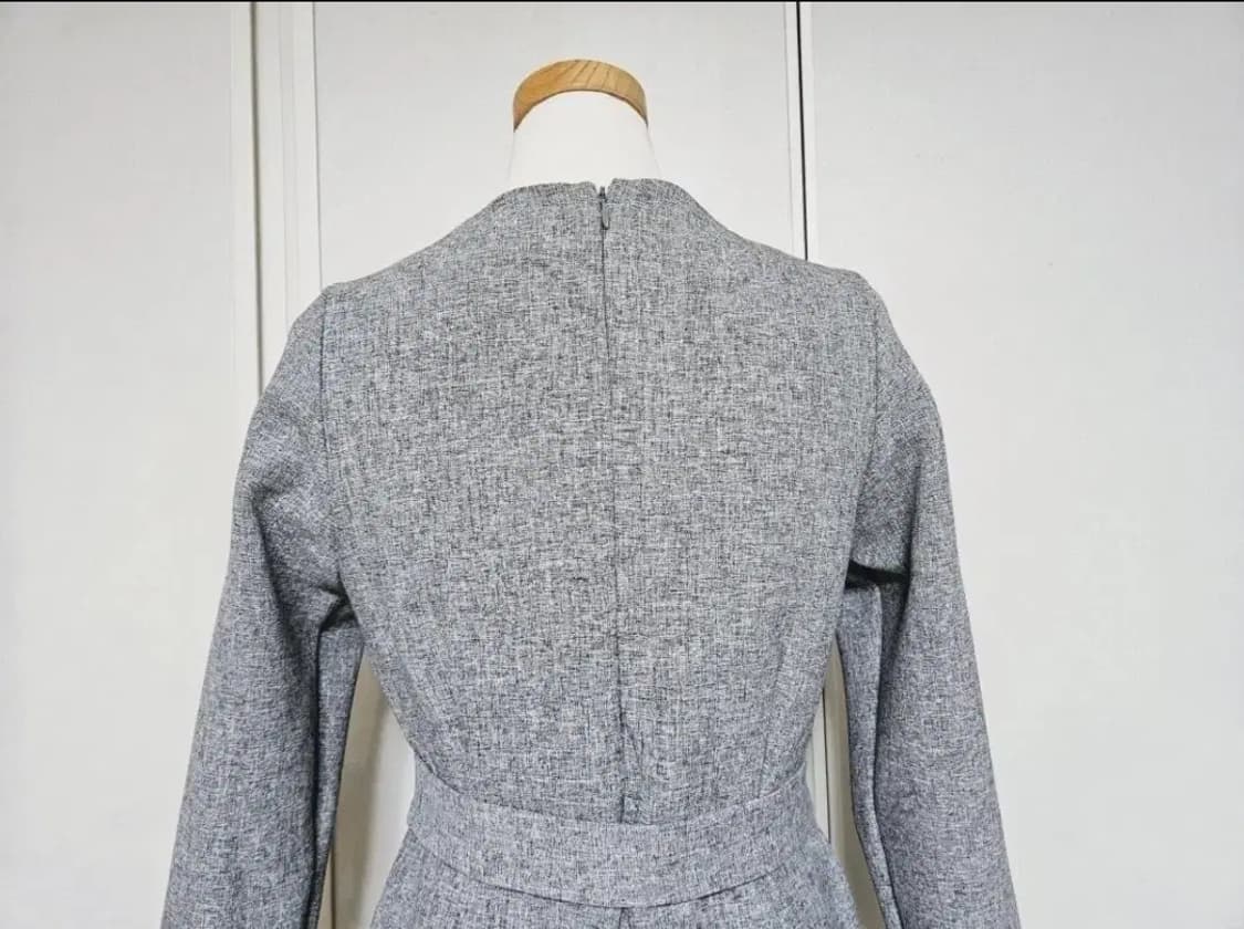 새상품) YAFEE 모직 더블버튼 정장 원피스 판매합니다 (벨트set) 상품이미지7