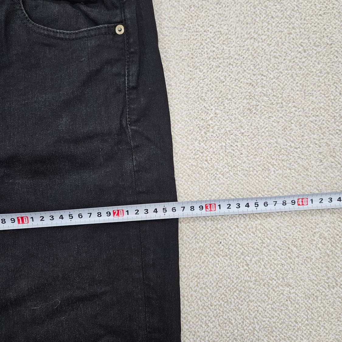 [32] 모드나인 데님 흑청 팬츠 바지 1204JM1 상품이미지7