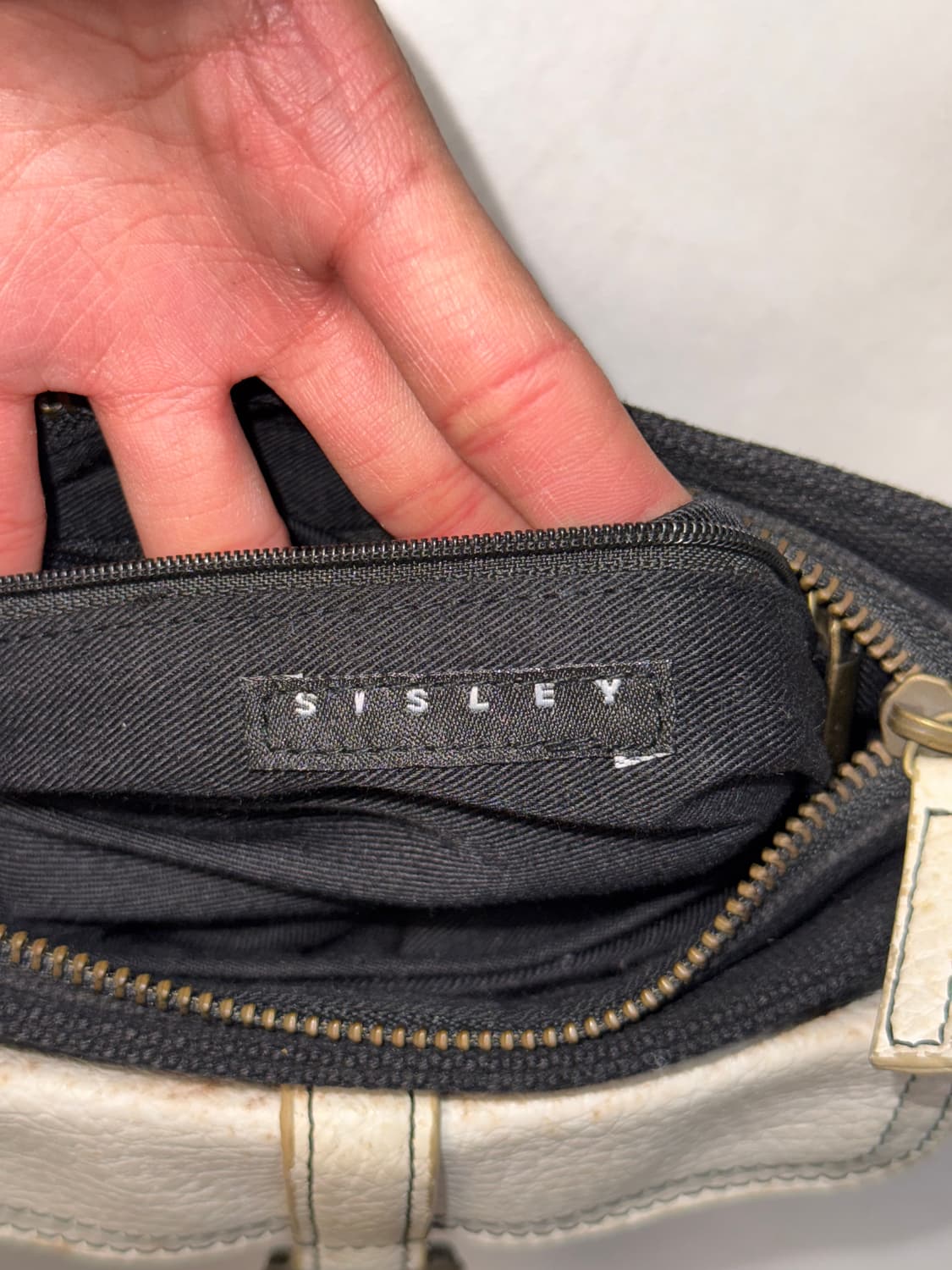 SISLEY black&white buckled shoulder bag 상품이미지6