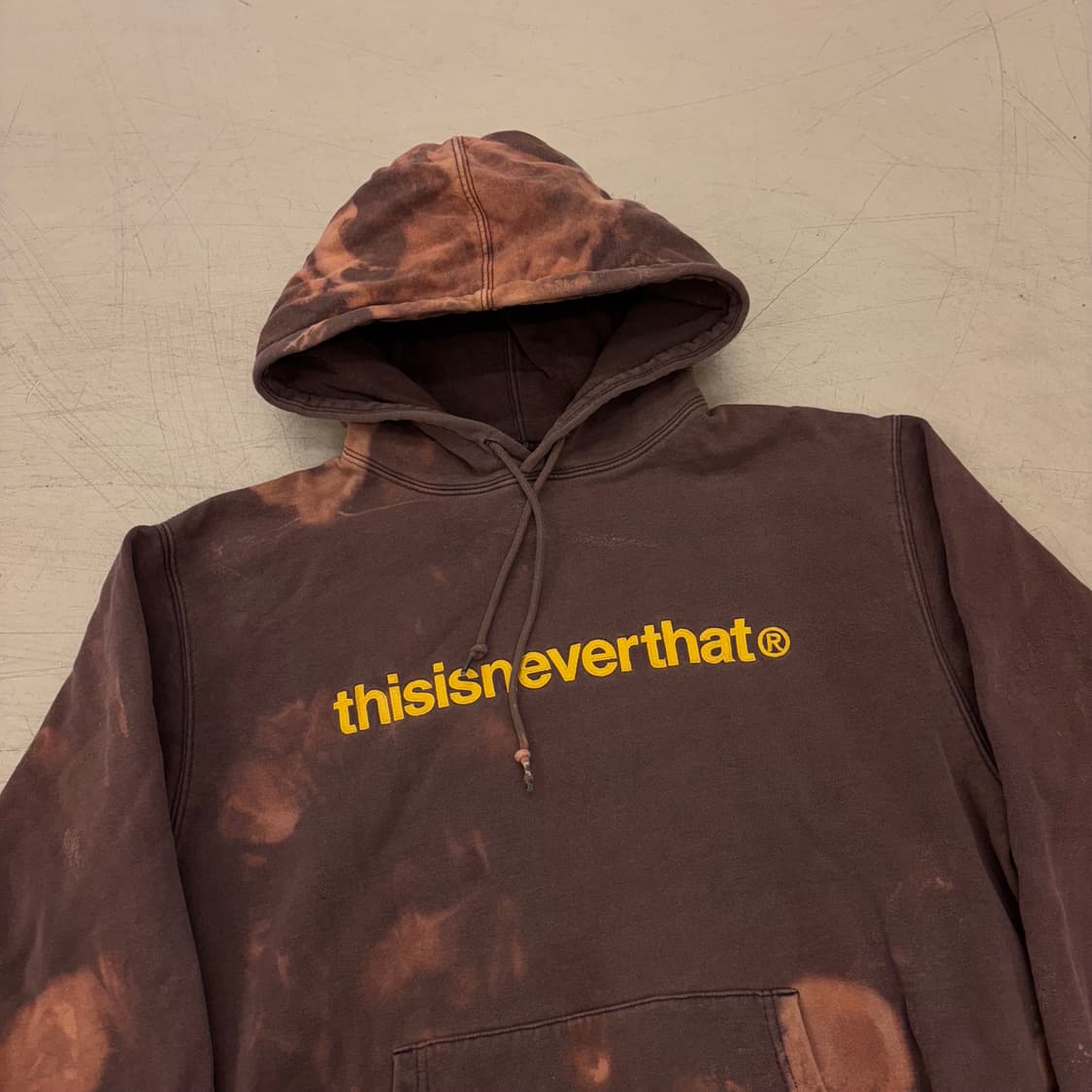 디스이즈네버댓 타이다이 빅로고 후드티 상품이미지2